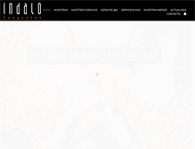 Tablet Screenshot of banquetesindalo.com